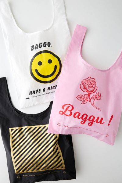 BAGGU Standard Reusable Tote Bag - Set Of 3