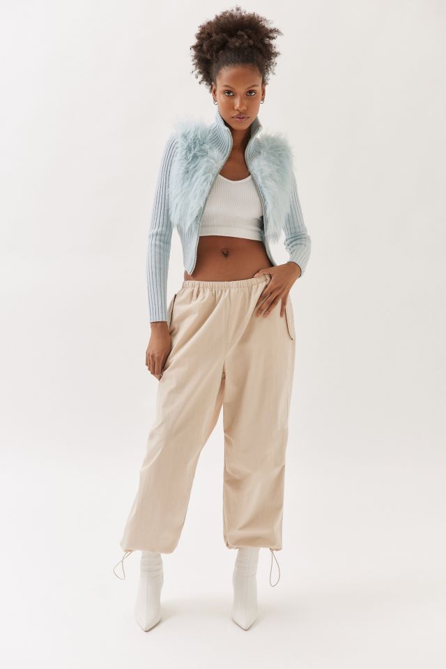 The Ragged Priest Omen Faux Fur Zip-Up Cardigan #2