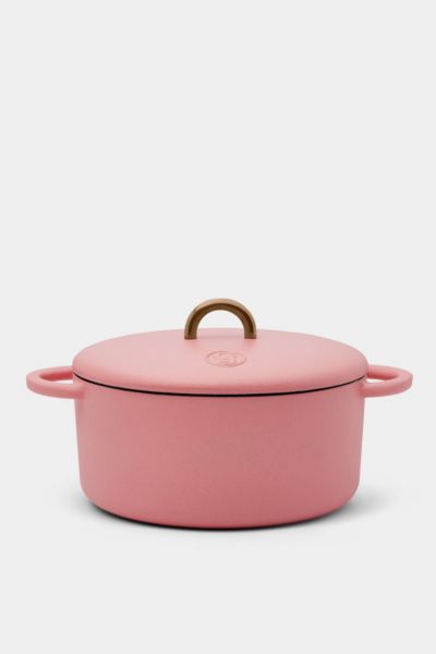 Shop Great Jones Dutch Baby 3.5-qt Cast-iron Dutch Oven In Taffy At Urban Outfitters
