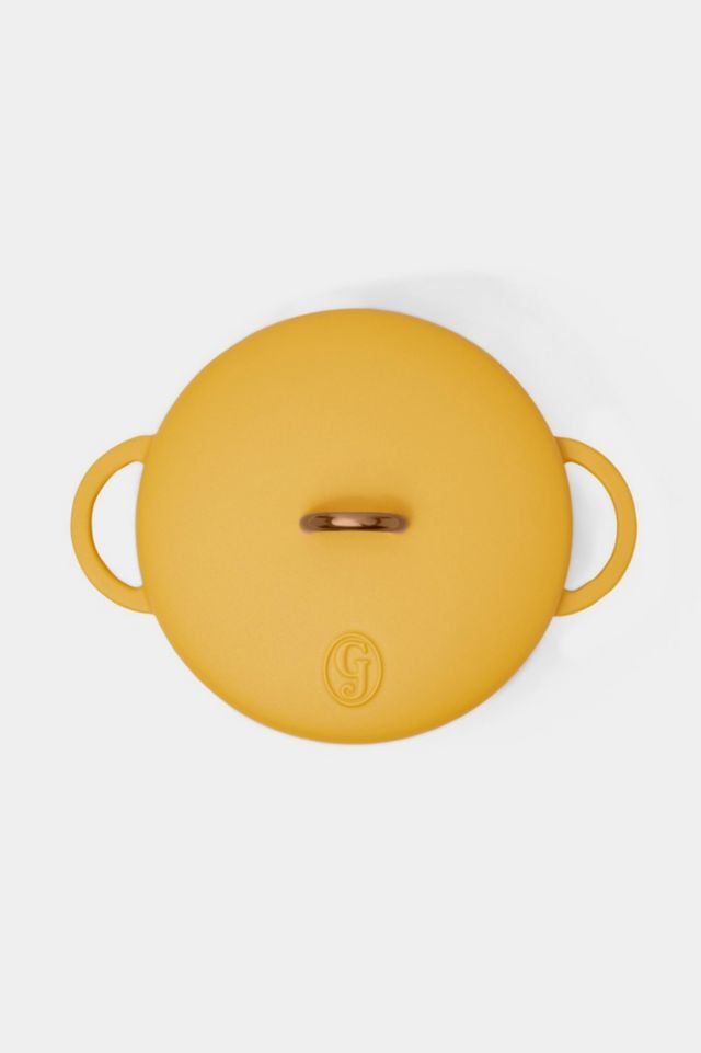Mustard Enameled Cast Iron 3.5-Quart Dutch Oven