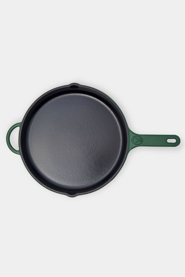Broccoli Green 12-inch Cast Iron Skillet