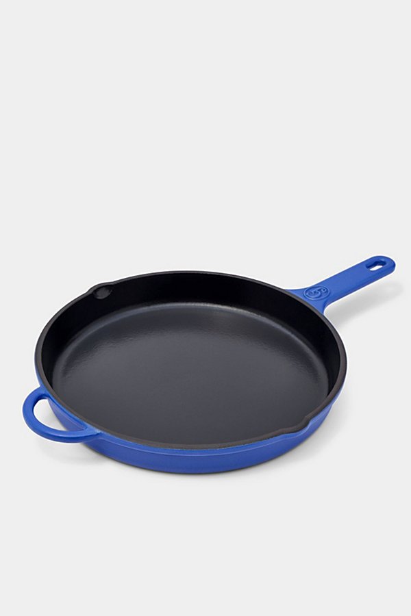 Shop Great Jones King Sear 12-inch Cast-iron Skillet In Blueberry At Urban Outfitters