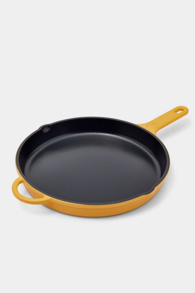 Great Jones King Sear 12-inch Cast-iron Skillet In Mustard