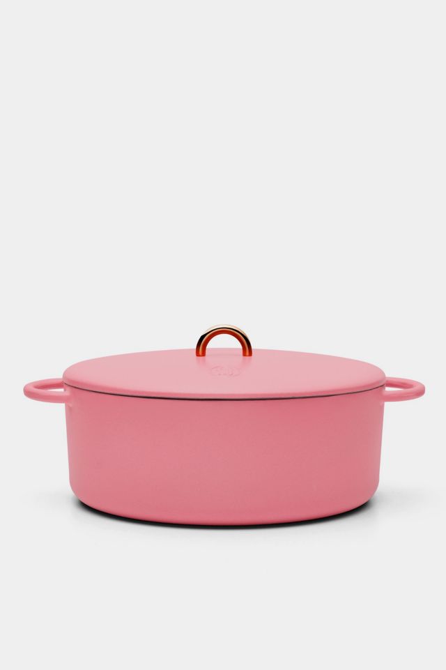 Mustard Enameled Cast Iron 6.75-qt Dutch Oven