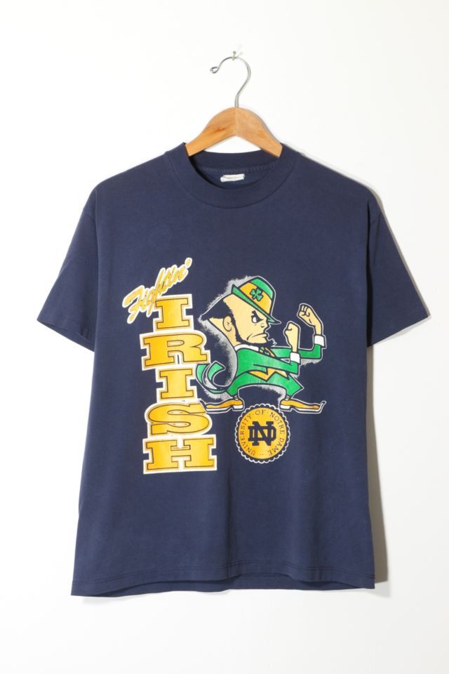 Vintage 1980s University of Notre Dame Fighting Irish T-shirt Made in USA | Urban