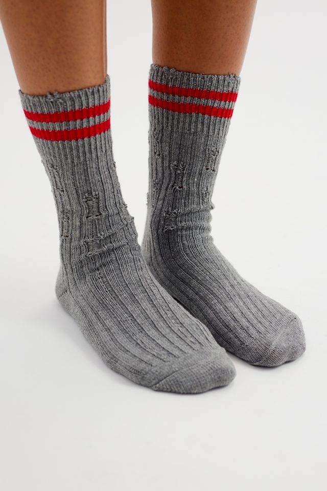 Distressed Crew Sock | Urban Outfitters Canada