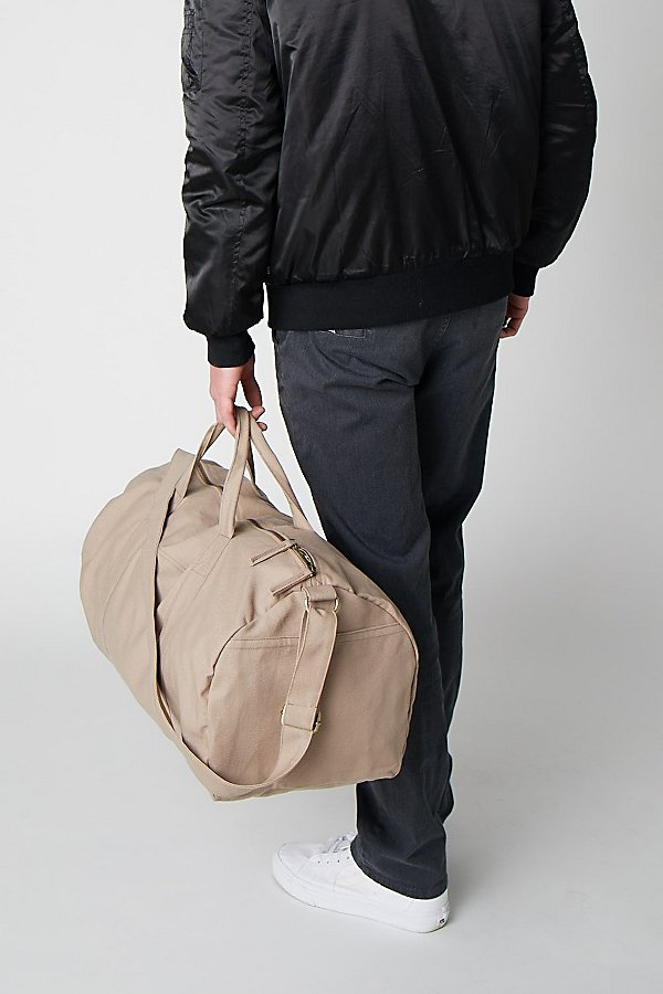 Terra Thread Organic Cotton Canvas Duffle Bag In Beige At Urban Outfitters