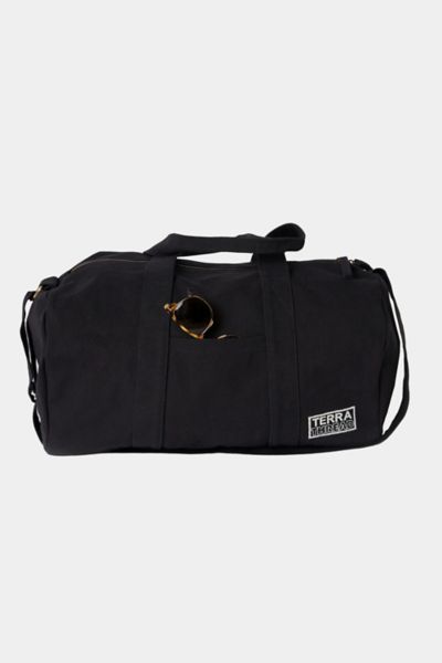 Terra Thread Organic Cotton Canvas Gym Bag In Black At Urban Outfitters In Black