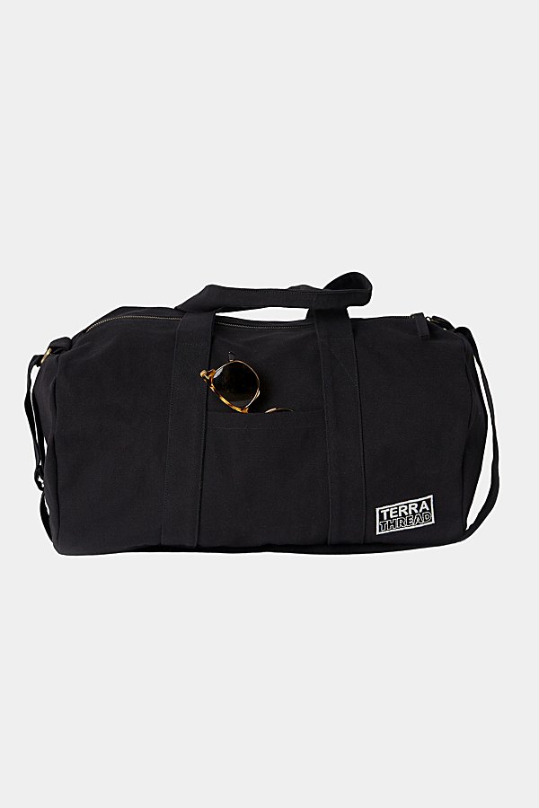 Terra Thread Organic Cotton Canvas Gym Bag In Black At Urban Outfitters