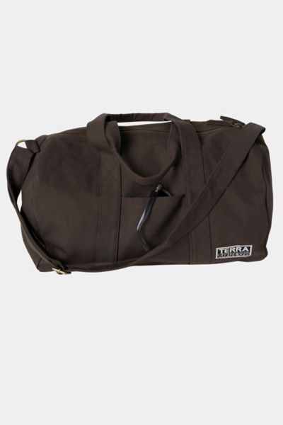 Terra Thread Organic Cotton Canvas Gym Bag In Brass At Urban Outfitters In Brass