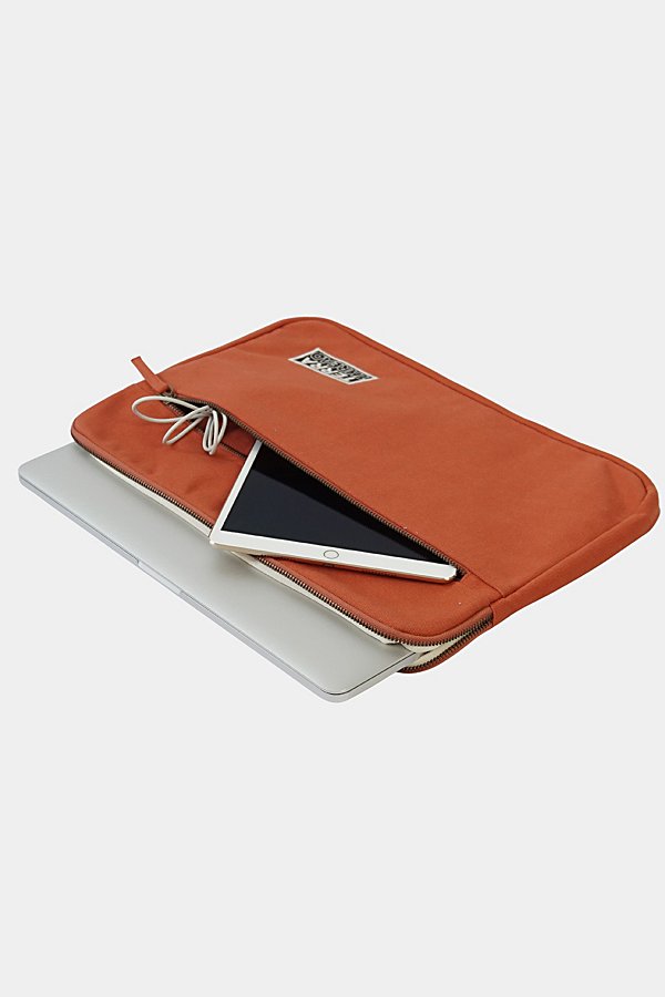 Terra Thread 15" Organic Cotton Canvas Laptop Sleeve In Orange At Urban Outfitters