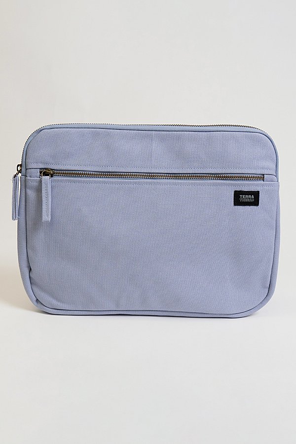 Terra Thread 13" Organic Cotton Canvas Laptop Sleeve In Lavender At Urban Outfitters