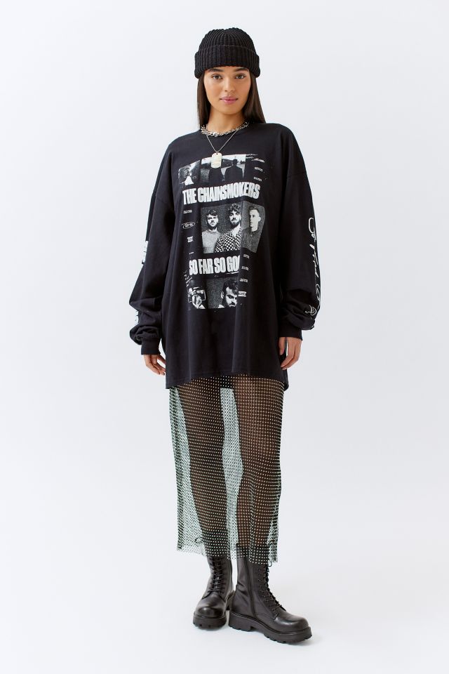T-shirt surdimensionné à manches longues Chainsmokers #4