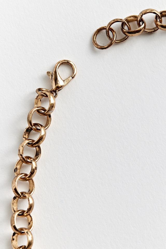 Ellio Stone Teardrop Pendant Necklace #2