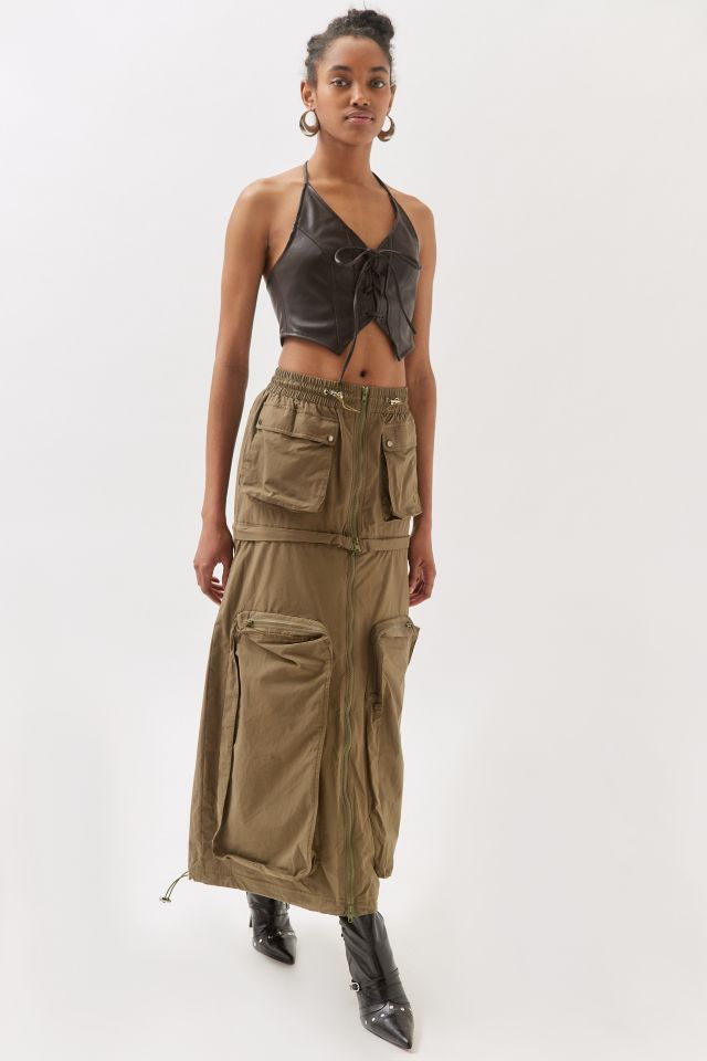 Cargo skirt clearance midi