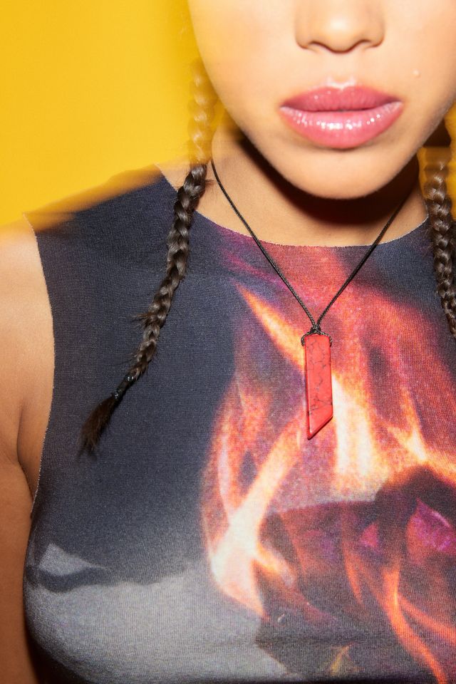 Jaded London Flaming Rose Cropped Top #3