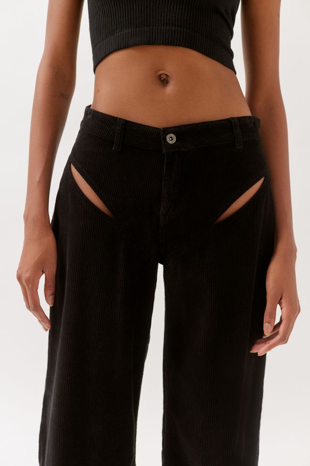 The Ragged Priest Release Corduroy Cutout Pant #3