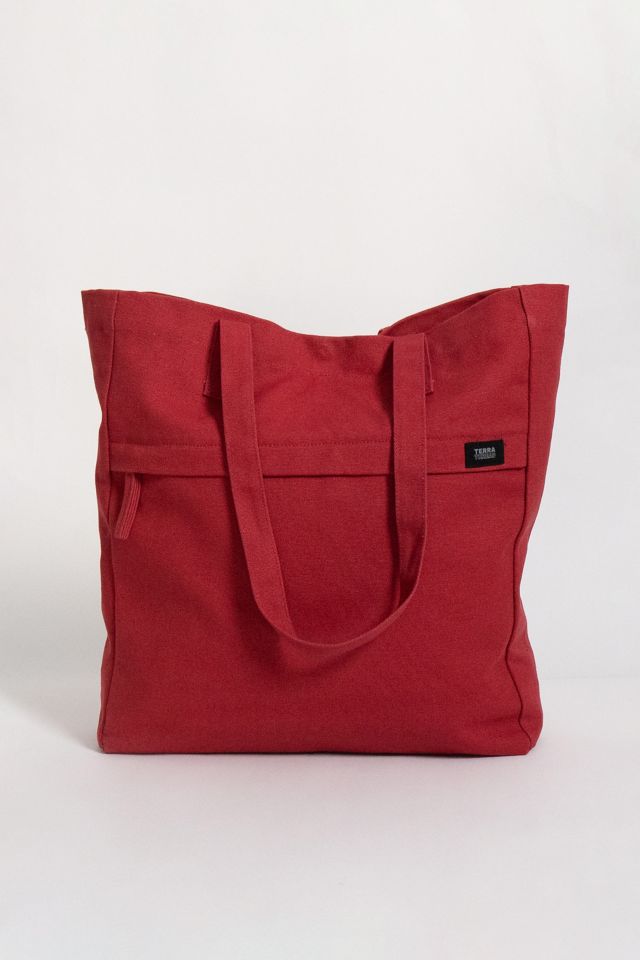 Organic Cotton Tote Bag With Pockets