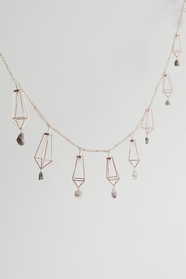 Ariana Ost Geometric Rainbow Crystal Garland #1