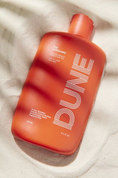 DUNE DUNE THE LIFEGUARD ALOE RESCUE GEL IN RED AT URBAN OUTFITTERS