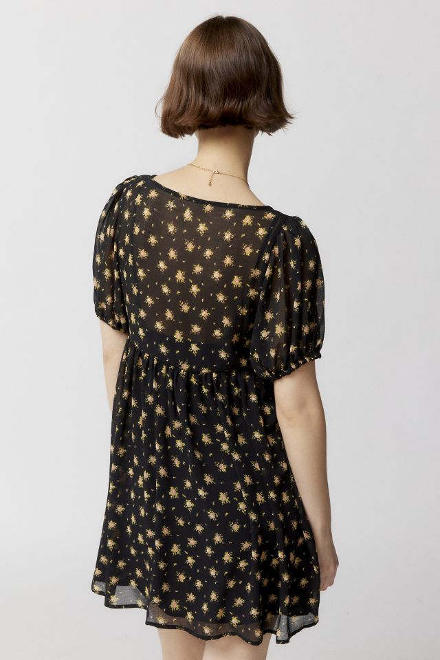 Robe Mini Babydoll UO Cecilia à Bretelles Amovibles #4