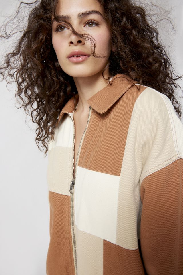 BDG Harrington Twill Patchwork Jacket #3