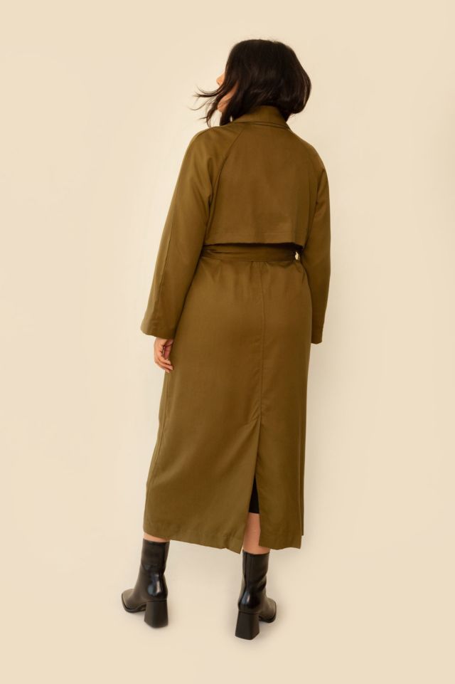 Whimsy + Row Gia Tencel Trench Coat