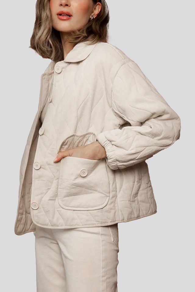 Whimsy + Row Liam Organic Cotton Quilted Jacket #2