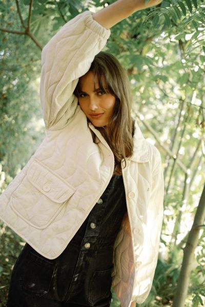 Whimsy + Row Liam Organic Cotton Quilted Jacket