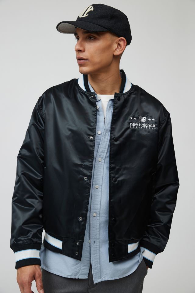 New balance on sale baseball jacket