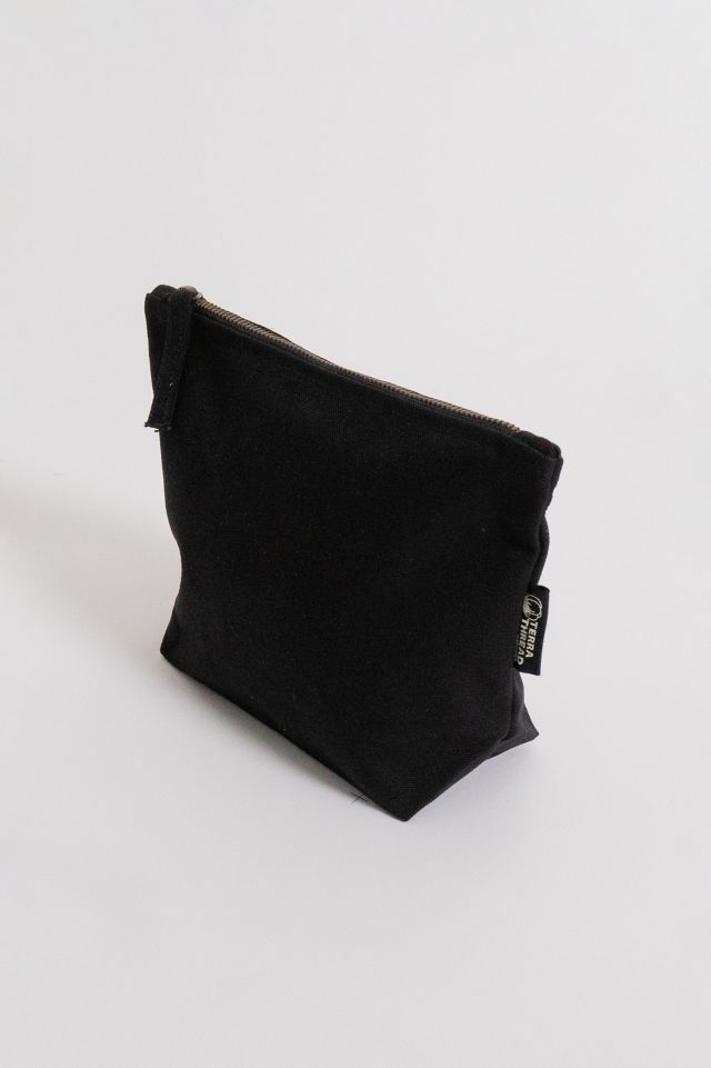 Makeup Bag Made With Organic Cotton Cosmetic Zipper Pouch 