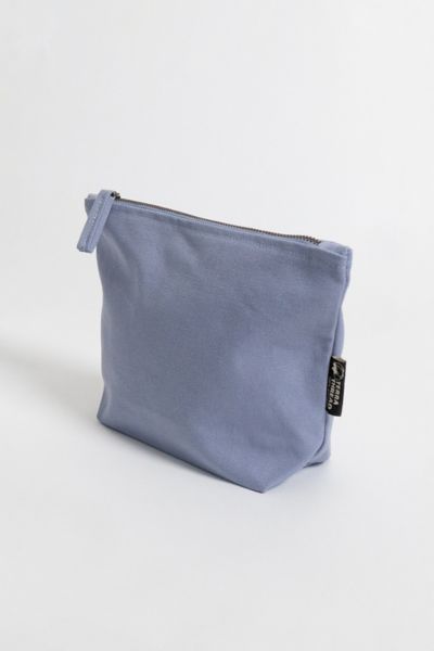 Terra Thread Organic Cotton Canvas Zippered Pouch In Lavender