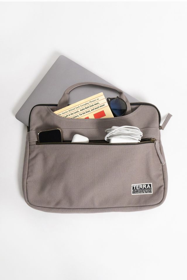 Terra Thread Organic Cotton Canvas Laptop Case #1