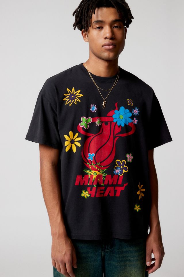 ULTRA GAME Miami Heat Flower Power Tee #3