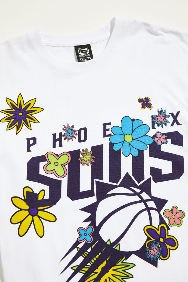 Urban Outfitters Los Angeles Lakers Nba Flower Power Logo Tee In