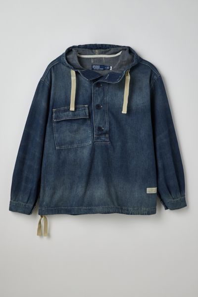 Urban Outfitters Vintage Polo Ralph Lauren Denim Jacket in Blue