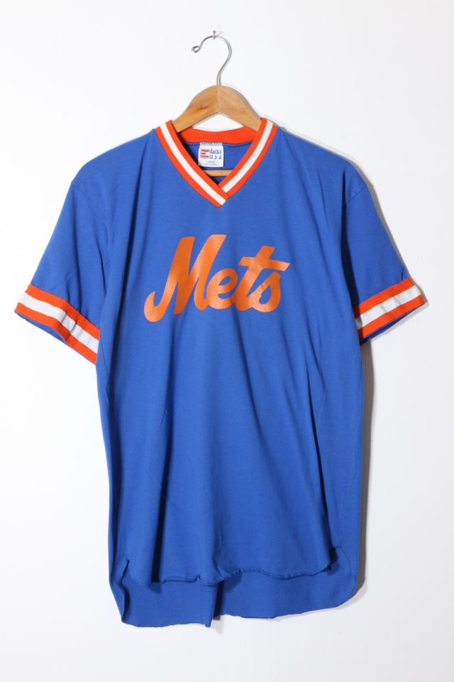 Vintage MLB New York Mets Replica Jersey T-shirt | Urban Outfitters