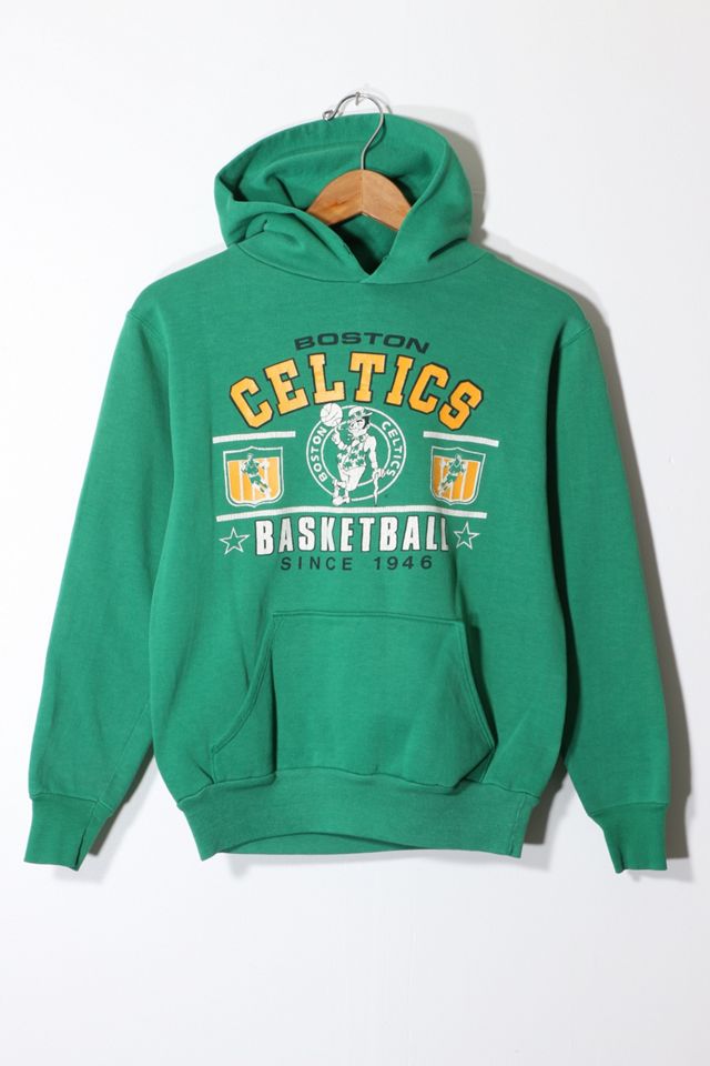 Vintage 1980s NBA Boston Celtics Hooded Sweatshirt Made in USA
