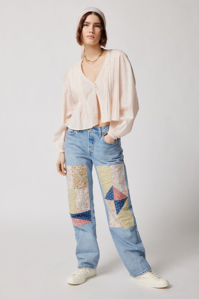 UO Janie Puff Sleeve Blouse #1