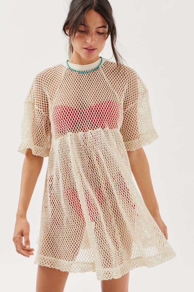 snake mesh dress Women's Dazed Dreams Printed Mesh Midi Dress in Grey Snake