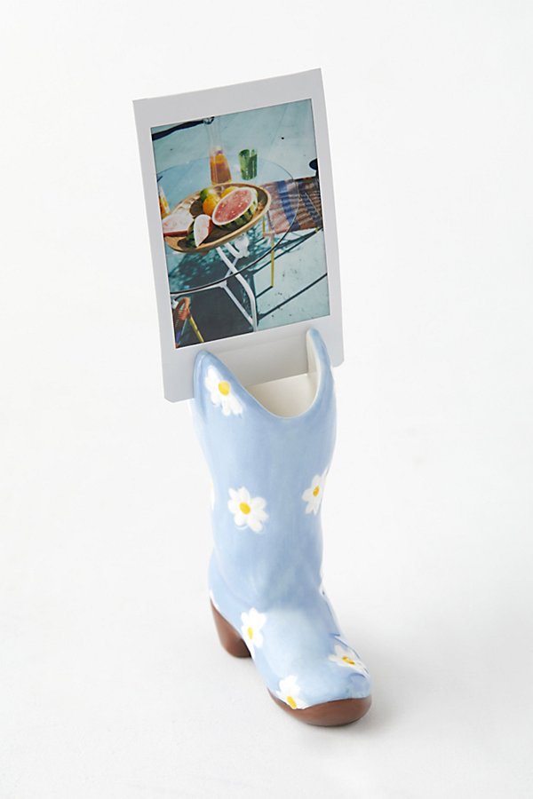 Urban Outfitters Cowboy Boot Photo Stand In Sky At