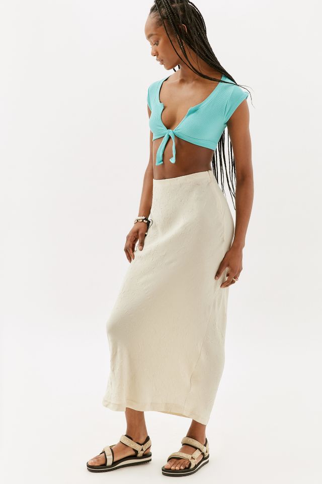 Out From Under Go For Gold Seamless Tie-Front Top #3