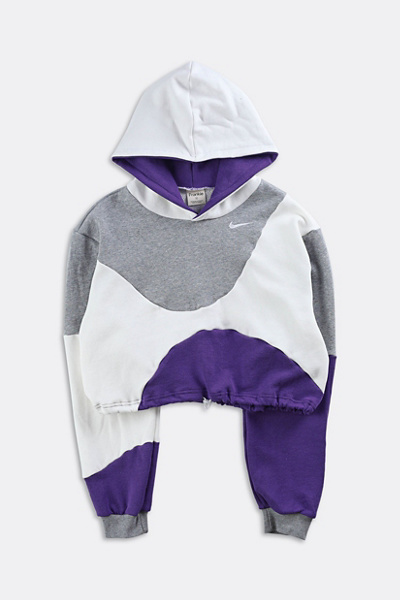 Frankie Collective Rework Nike Wave Crop Sweatshirt 009 | Urban Outfitters