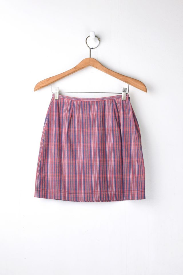Vintage Y2k Esprit Plaid Mini Skirt | Urban Outfitters