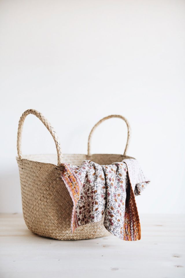 Roan Iris Benny Floor Basket #1