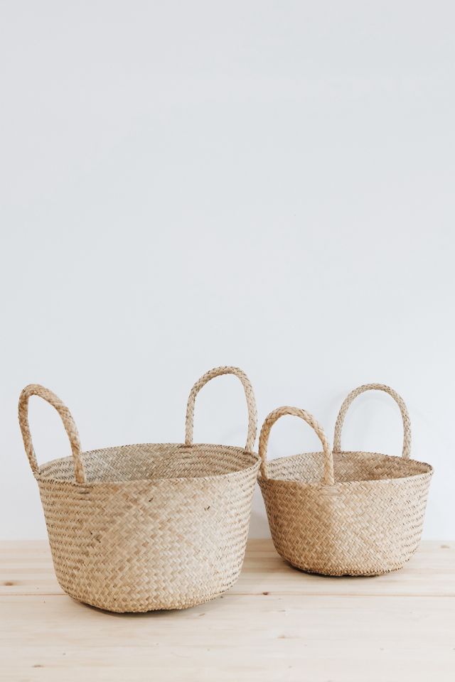 Roan Iris Benny Floor Basket #2