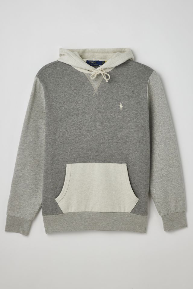 Polo Ralph Lauren Graphic Hoodie Sweatshirt in Grey, Men's at Urban Outfitters