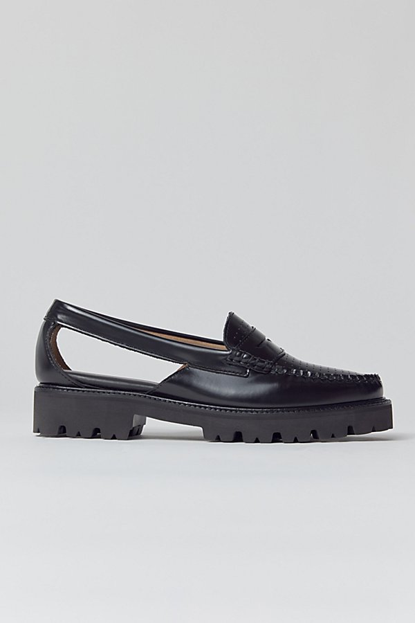Gh Bass Whitney Weejuns Super Lug Loafer In Black