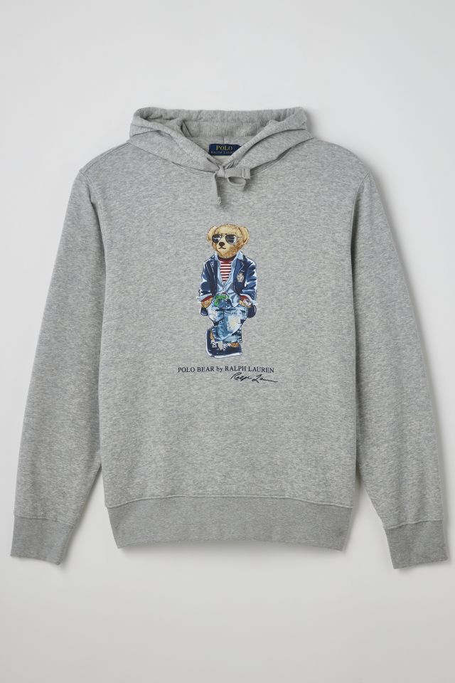 Polo Ralph Lauren Gray Polo Bear Hoodie