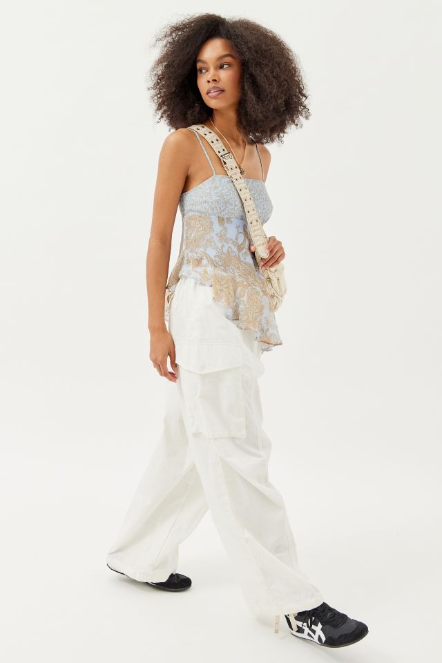 UO Paris Paisley Asymmetrical Cami #1